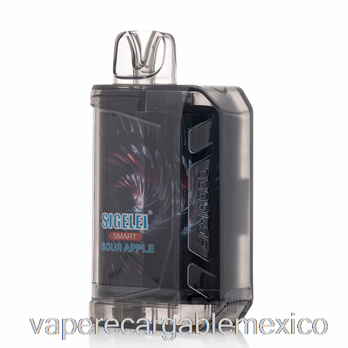 Vape Recargable Sigelei Smart Ac10000 0% Cero Nicotina Desechable Manzana Agria